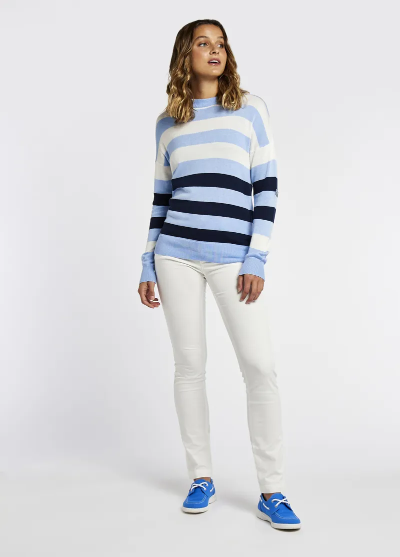Dubarry Aranmore Knit Jumper Light Sky-2